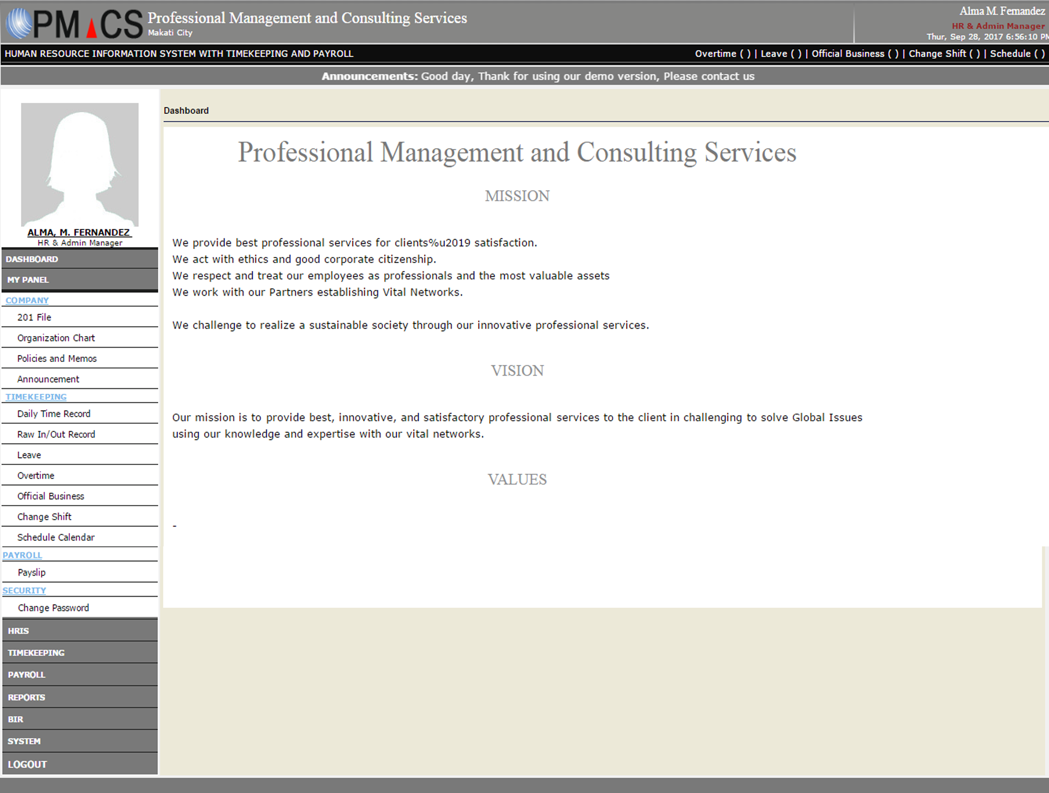 web-based hris
